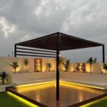 تصميم جلسات خارجية وبرجولات خشبية
